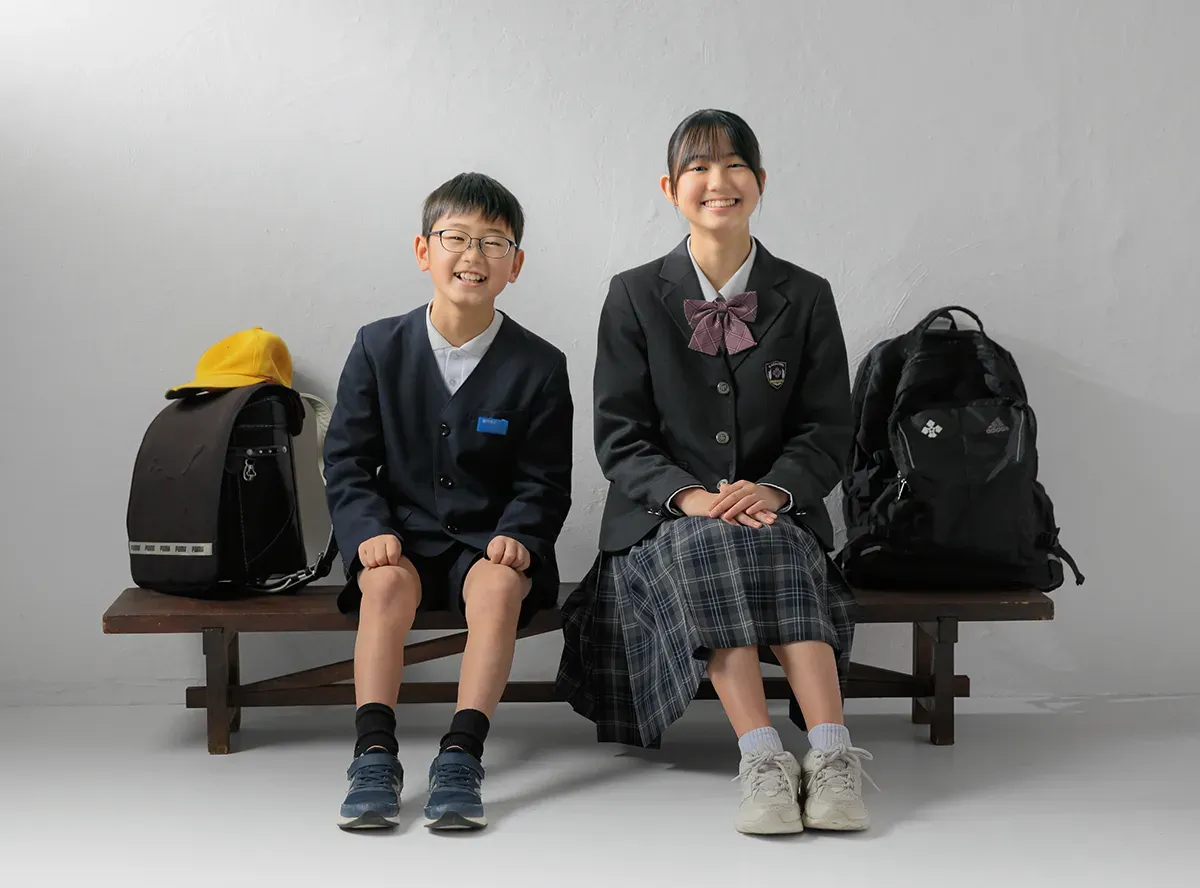 石川県 能美市 金沢 入学 スタジオ撮影 笑顔