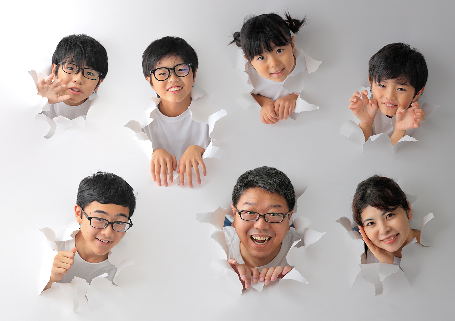 堀光治 入選作品「五人の兄妹」メインカット